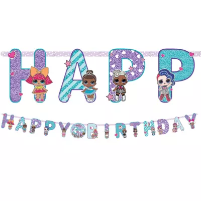  PartyCity L.O.L. Surprise! Birthday Banner Kit