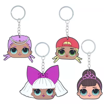 PartyCity L.O.L. Surprise! Keychains 4ct