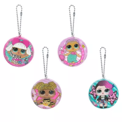  PartyCity L.O.L. Surprise! Squishy Keychains 4ct