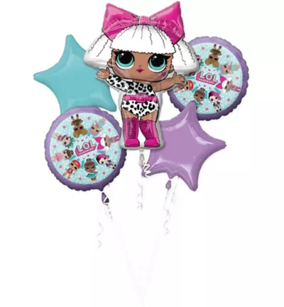  PartyCity L.O.L. Surprise! Balloon Bouquet 5pc