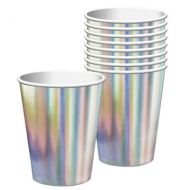 PartyCity Iridescent Paper Cups 8ct
