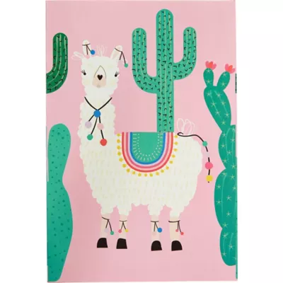 PartyCity Llama Paper Treat Bags 8ct