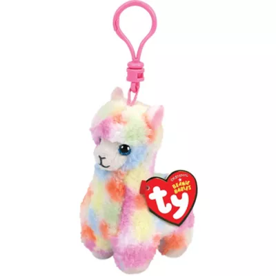 PartyCity Clip-On Lola Beanie Babies Llama Plush