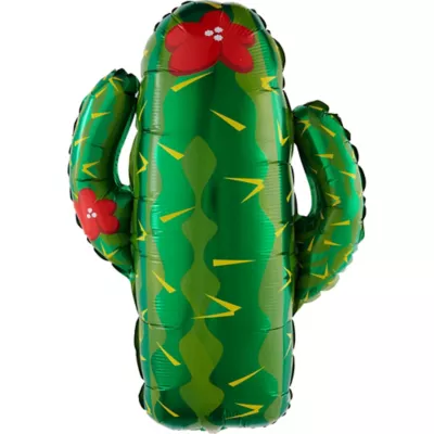 PartyCity Cactus Foil Balloon