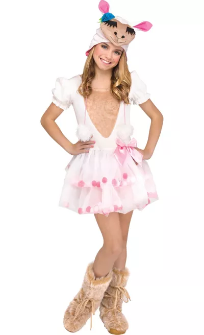 PartyCity Girls Lovely Llama Costume