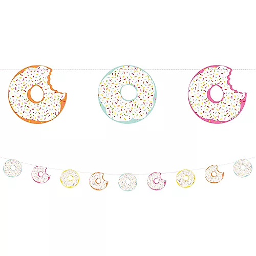 PartyCity Donut Sprinkles Party Banner