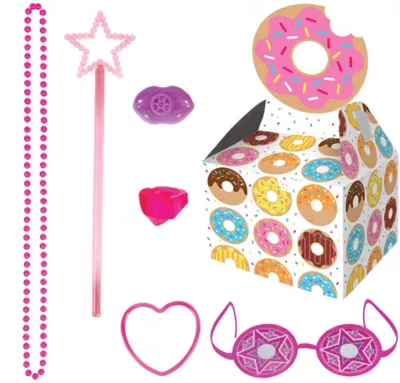 PartyCity Donut Basic Favor Kit for 8 Guests