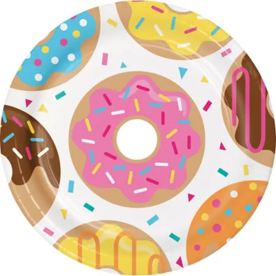 PartyCity Donut Lunch Plates 8ct