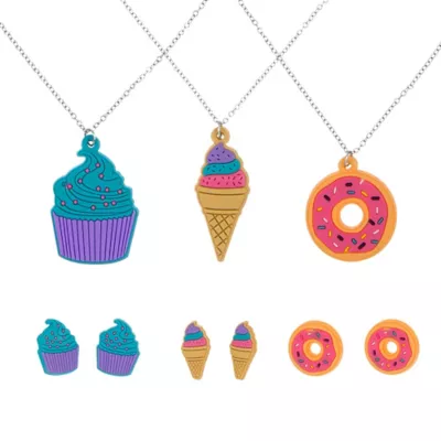 PartyCity Dessert Jewelry Set 3pc