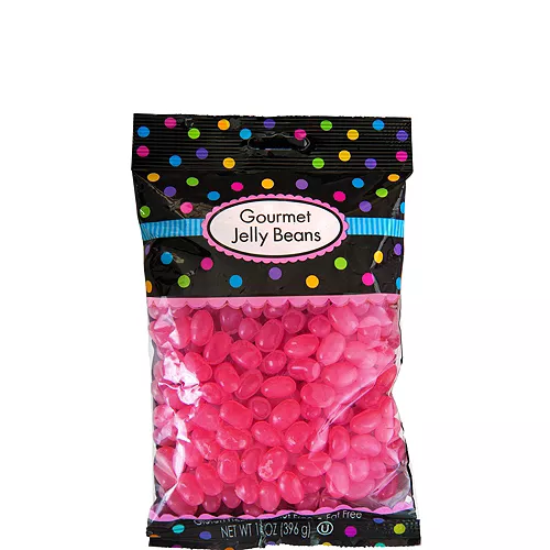 PartyCity Bright Pink Jelly Beans 350pc