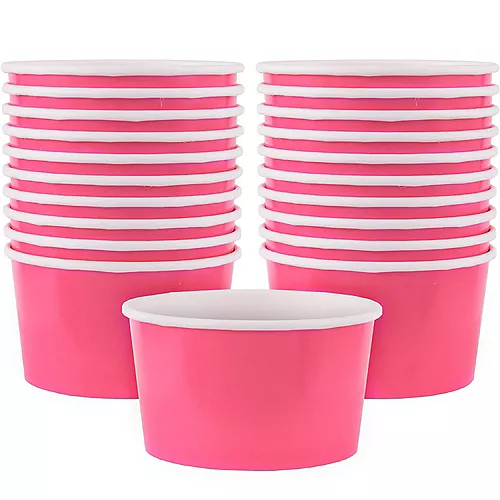 PartyCity Bright Pink Paper Treat Cups 20ct