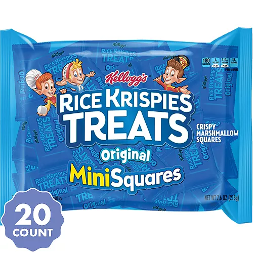 PartyCity Rice Krispies Treats Mini Squares 20ct