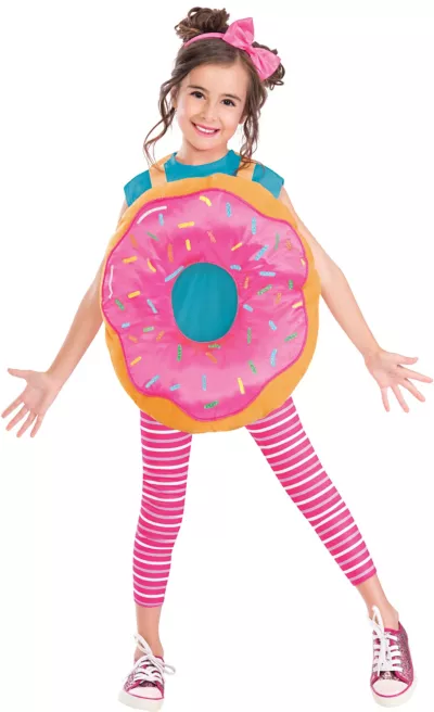 PartyCity Girls Delightful Donut Costume