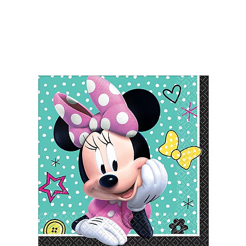 PartyCity Minnie Mouse Beverage Napkins 16ct