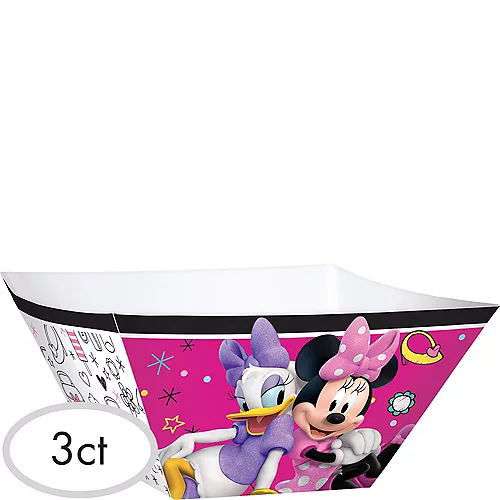 PartyCity Minnie Mouse Serving Bowls 3ct