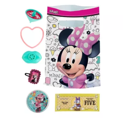 PartyCity Minnie Mouse Basic Favor Kit for 8 Guests