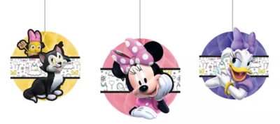 PartyCity Minnie Mouse Honeycomb Balls 3ct