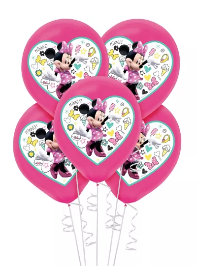 PartyCity Minnie Mouse Balloons 5ct