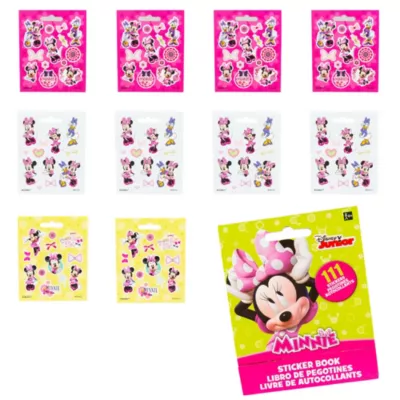  PartyCity Minnie Mouse Sticker Book 9 Sheets