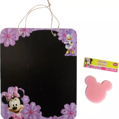 PartyCity Minnie Mouse Chalkboard Sign Set 3pc