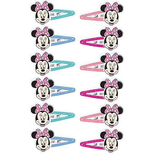 PartyCity Minnie Mouse Hair Clips 12ct