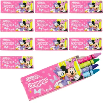 PartyCity Minnie Mouse Crayon Boxes 48ct