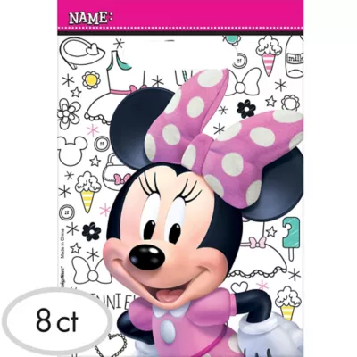 PartyCity Minnie Mouse Favor Bags 8ct