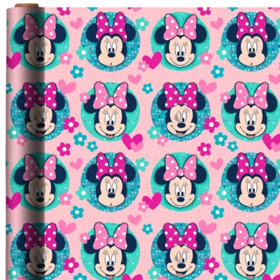 PartyCity Minnie Mouse Gift Wrap