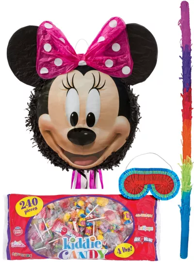 PartyCity Pull String Smiling Minnie Mouse Pinata Kit