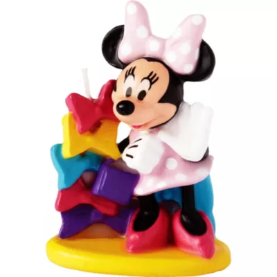 PartyCity Wilton Minnie Mouse Candle 3in