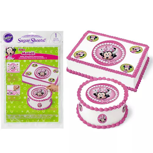 PartyCity Wilton Minnie Mouse Sugar Sheet