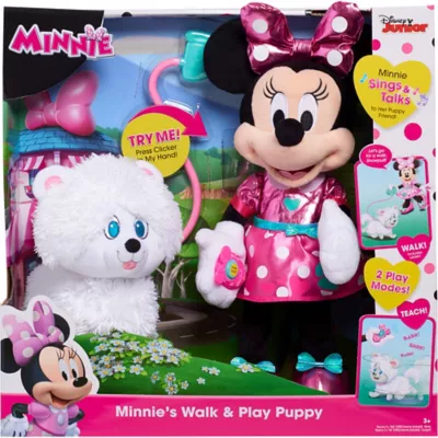 PartyCity Minnie Walk and Play Puppy