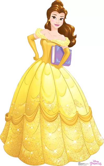 PartyCity Belle Life-Size Cardboard Cutout