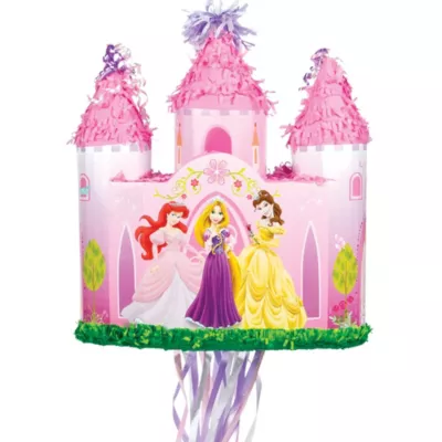 PartyCity Pull String Disney Princess Castle Pinata