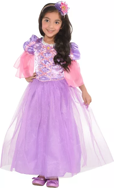  PartyCity Girls Rapunzel Costume - Tangled