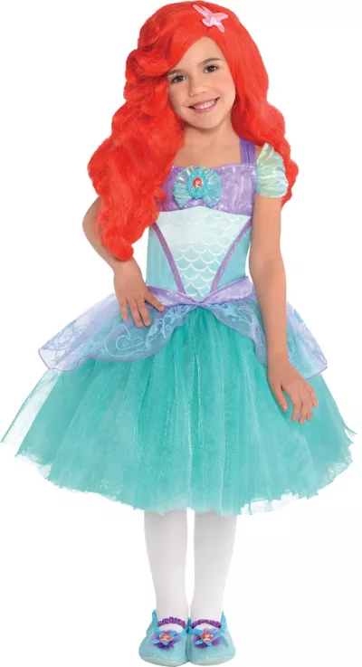 PartyCity Girls Ariel Costume Premier - The Little Mermaid