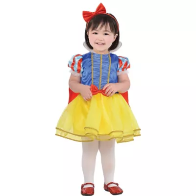 PartyCity Baby Girls Classic Snow White Costume