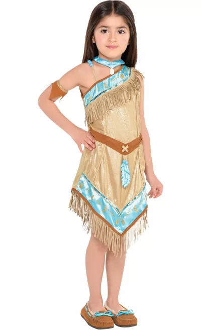 PartyCity Toddler Girls Pocahontas Costume