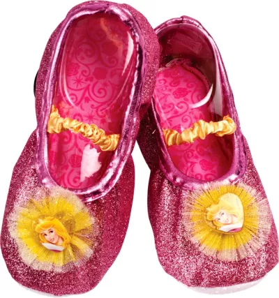 PartyCity Princess Aurora Slipper Shoes
