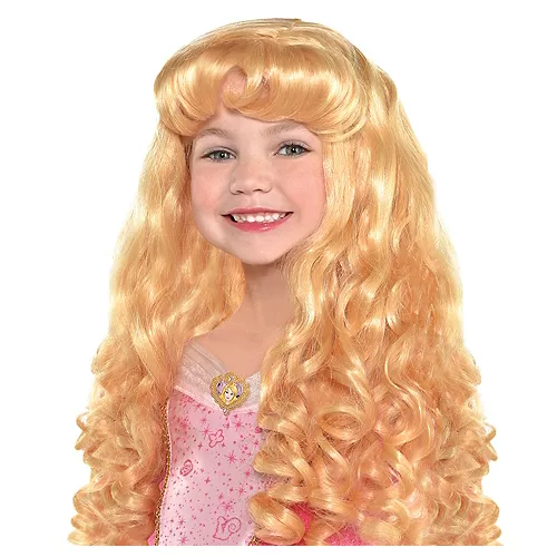 PartyCity Child Aurora Wig - Sleeping Beauty
