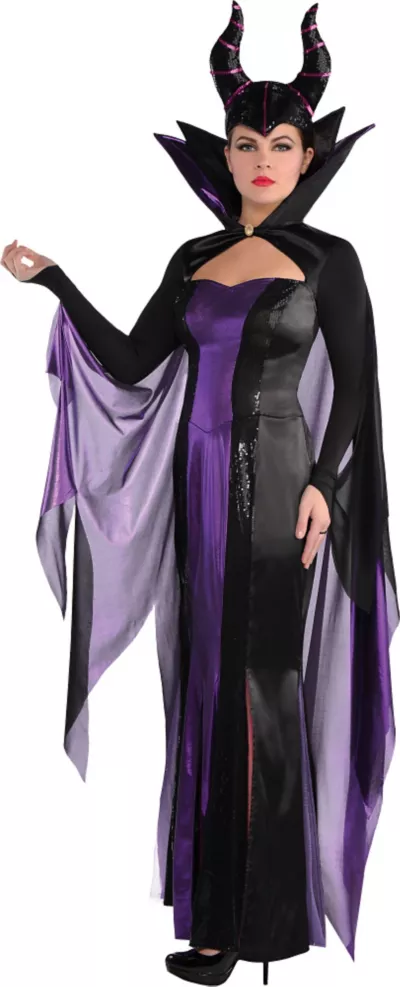  PartyCity Womens Maleficent Costume Couture - Sleeping Beauty