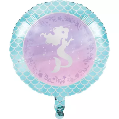 PartyCity Shimmer Mermaid Balloon