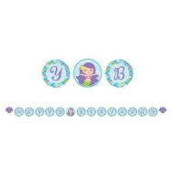 PartyCity Friendly Mermaid Birthday Banner