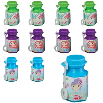 PartyCity Mermaid Mini Bubbles 48ct