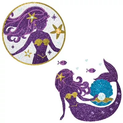 PartyCity Wishful Mermaid Body Jewelry 2ct