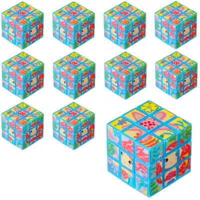  PartyCity Mermaid Puzzle Cubes 24ct