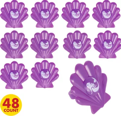 PartyCity Wishful Mermaid Rings 48ct