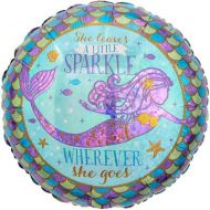 PartyCity Prismatic Wishful Mermaid Balloon