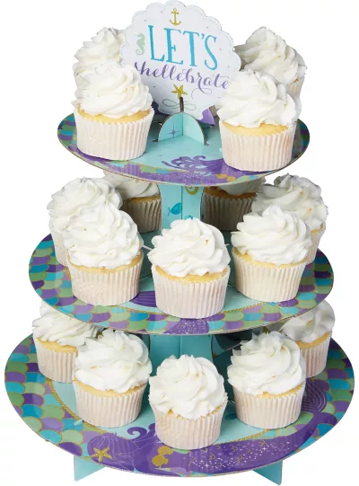 PartyCity Wishful Mermaid Cupcake Stand