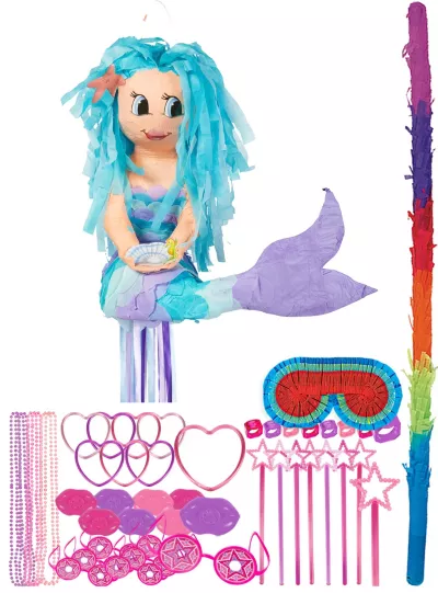 PartyCity Mermaid Pinata Kit with Favors